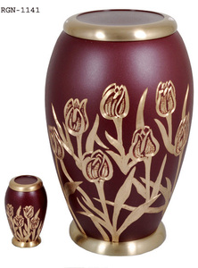 Chalice-urna de cremación de latón y bronce, urna de cenizas funerarias para cenizas humanos, urnas de funeral - Product Image 6