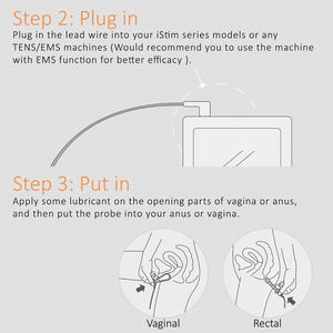 Sonda médica de clase II para ejercitador de suelo pélvico, 1 año de garantía, equipo de fisioterapia, 1 año de uso - Product Image 3