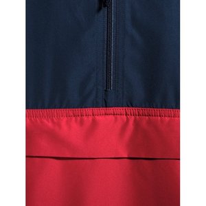 Pull coupe-vent unisexe pour l'hiver Fermeture à demi-zip Doublure en maille résistante à l'eau Coupe décontractée 2 poches avant XL - Product Image 5