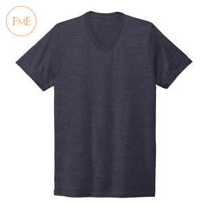 เสื้อยืดคอวีสำหรับผู้ชายเสื้อระบายอากาศไซส์ใหญ่พิเศษเสื้อครึ่งแขนออกแบบได้ตามที่ต้องการ - Product Image 4