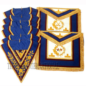 Mandil y Collar de Vestimenta Completa de Grado Gran Maestro Masónico - Product Image 1