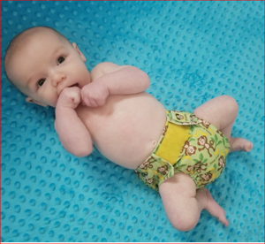 Couches en tissu pour bébés 100% coton biologique, fournitures de couches - Product Image 1