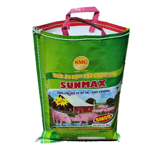 Vietnam mejor calidad pequeña PP bolsas tejidas con mango para alimentos para animales productos bolsa de embalaje con logotipos - Product Image 6