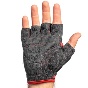 Gants de gymnastique demi-doigts personnalisables pour hommes Gants d'entraînement en silicone néoprène Soutien des poignets pour l'entraînement, l'haltérophilie et le fitness - Product Image 6