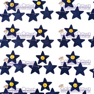 Broche de estrellas de moda de alambre de lingotes bordado a mano al por mayor | Broche de alambre de lingotes bordado - Product Image 2