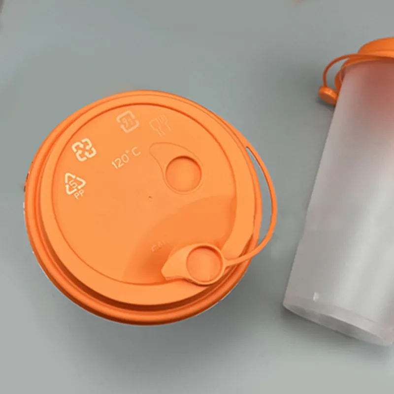 90mm कप ढक्कन मैट डिस्पोजेबल इंजेक्शन प्लास्टिक कप ढक्कन के साथ लाइन नीले गुलाबी हरे रंग नारंगी के लिए boba चाय रस कप ढक्कन