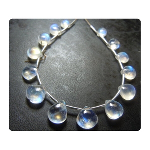 ลูกปัดพลอยมูนสโตนรูปหัวใจสีรุ้งแบบบริโอเล็ตคุณภาพพรีเมียมสำหรับทำเครื่องประดับ (4มม.-14มม.) - Product Image 5