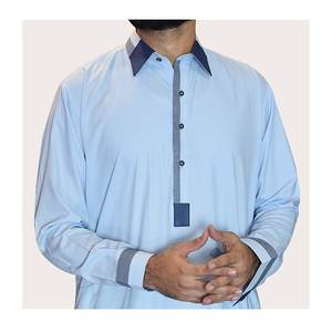 Wholesale Classic Custom <b>Men's</b> Double Collar <b>Shalwar</b> <b>Kameez</b> Suits , Latest <b>Mens</b> <b>Shalwar</b> <b>Kameez</b> - Product Image 1