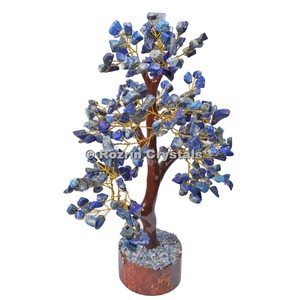 New Arrival Christmas <b>Tree</b> Gift Lapis Lazuli Trunk Golden wire 300 chips <b>Tree</b> - Product Image 1