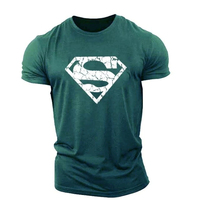 T-shirt de sport tendance homme/femme, design super simple, personnalisable OEM, mode, 100% coton, tissu tissé et tricoté, 10 pièces (avant)