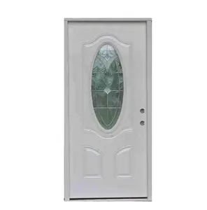 Fangda 2021 מפעל מכירה טיק דלת הנמוך ביותר מחיר בית מרפסת חיצוני זכוכית יפה מודרני דלתות