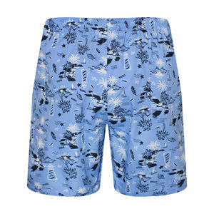 Shorts de plage décontractés pour hommes et femmes, personnalisables, respirants, à séchage rapide, 100% coton, tissés, confortables, élégants, avec logo sur le devant - Product Image 5
