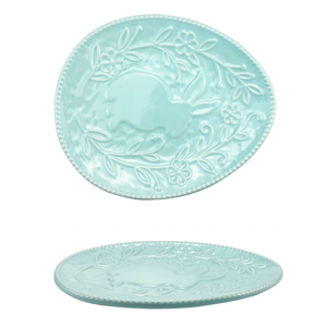Produttore Creativo di Pasqua di Stile di Modo Blu Ristorante Piatto Piatto di <span class=keywords><strong>Ceramica</strong></span> - Product Image 1