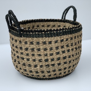 Las cestas de almacenamiento de algas marinas ecológicas de alta calidad más vendidas con asas listas para enviar desde Vietnam - Product Image 1