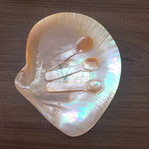 Service de table en forme de nacre du Vietnam, plat à Caviar, cuillère et assiette en nacre pour rendre la table à manger luxueuse - Product Image 5