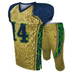 2024 uniformes de Football américain personnalisés ensemble maillots respirants pour garçons vente en gros paquet pas cher Football américain personnalisé - Product Image 3