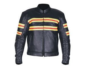 Chaqueta de cuero impermeable para motocicleta para hombre, chaqueta de carreras de alta calidad en línea - Product Image 3