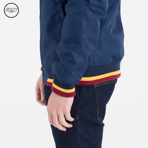 Chaqueta de vuelo de bombardero de nailon para hombre con logotipo personalizado para invierno abrigo fino impermeable de otoño con logotipo frontal - Product Image 5