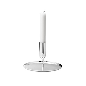 Porte-bougie décoratif en métal de Noël fait main, style classique, en acier inoxydable couleur argent, taille et forme personnalisées, pour la maison - Product Image 1