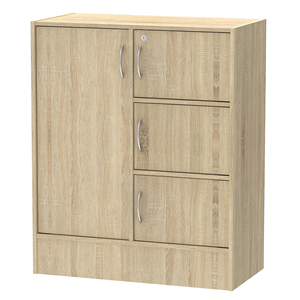 Gabinete para niños de 4 puertas y 4 estantes hecho en Malasia Dormitorio versátil Escuela Cocina Sala de estar al aire libre Comedor Lavandería Centro comercial - Product Image 2