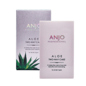 Cosméticos Coreanos ANJO Aloe Two Way Cake Make-up 3 Colores, Base de Maquillaje Refrescante y Natural, BB Cream Blanqueadora, Polvo Compacto - Product Image 2