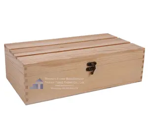 Eco-friendly wooden Wine Box custom logo for wholesale WhatsApp: +84 961005832