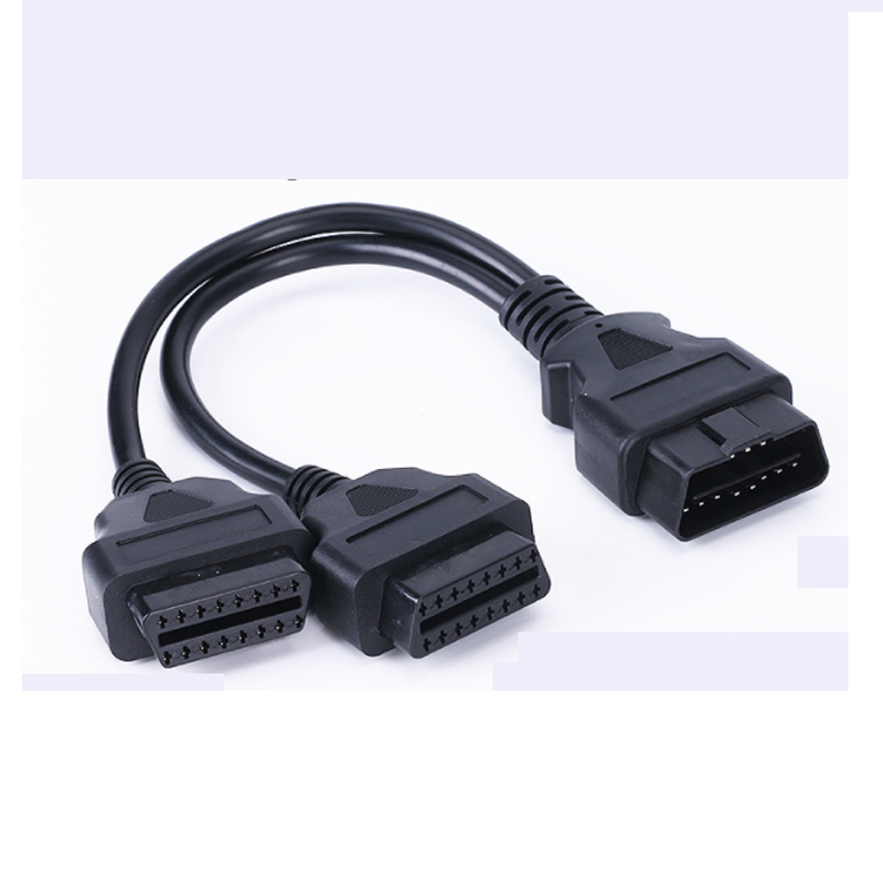 OBD2 Удлинительный кабель сплиттер 16 контактный Мужской Двойной Женский Y кабель OBD