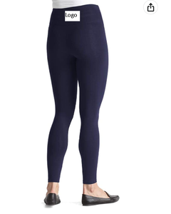 Women's Full Length Cotton Stretch Shapewear Legging Purple Velvet Medium Hot Selling Yoga Pants - Product Image 6