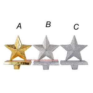 Christmas Star Aluminium <b>Stocking</b> <b>Holder</b> Handmade on Sale - Product Image 1