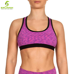 Sujetador deportivo ligero y sencillo, cómodo, de tela elástica, de algodón y LICRA - Product Image 5