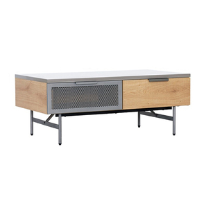 Fournisseur personnalisé de tables basses en cuir et fer au design moderne - Product Image 4