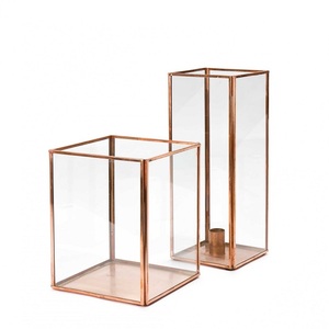 High-End Metallic Gold Hot Selling <b>Iron</b> Metal Decorative Candle Holder Artisanal Decorative Tabletop Masterpiece - Product Image 1