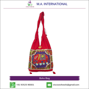 Multi Color Handmade Indian Rich Design <b>Boho</b> Style Tote <b>Bag</b> - Product Image 2