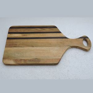 Customized Solid Mango <b>Wood</b> Made Vegetable Cutting Board Latest Round Shape Chopping Block <b>for</b> <b>Sale</b> - Product Image 2