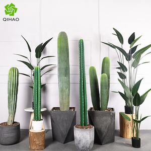 QiHao-macetas de plantas artificiales para decoración del hogar, árbol de plantas artificiales, bonsái, Pájaro de interior - Product Image 6