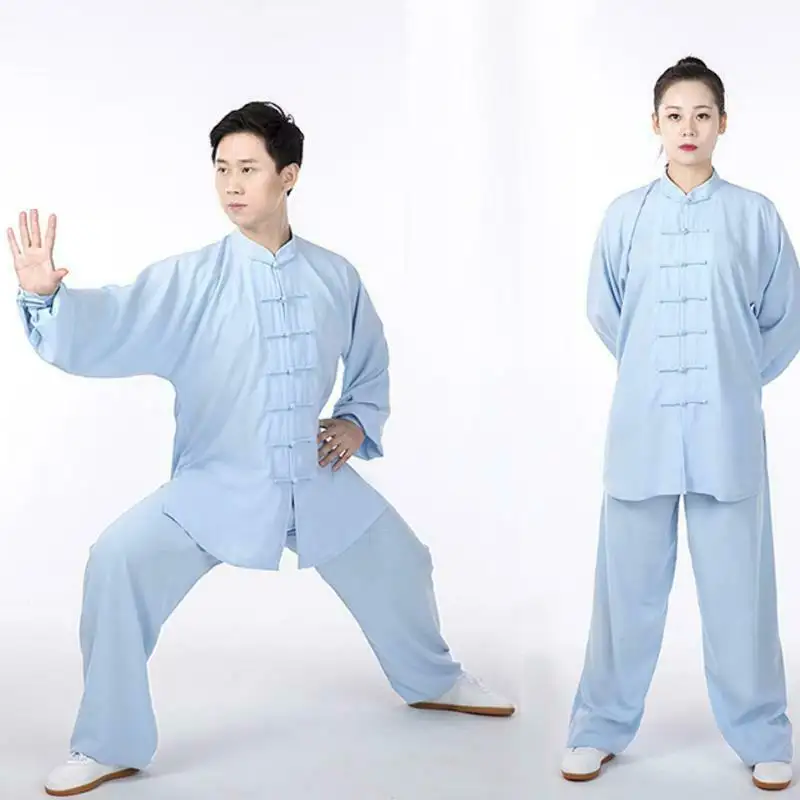 Kung Fu Uniformen Chinese Tai Chi Kleding Wushu Vechtsporten Pak Volwassenen Unisex