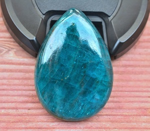 Cabujón de Apatita A+ de Primera Calidad, Azul Intenso, Gema Suelta de Alta Calidad, Cristal Pulido a Mano, Marca S.F. GEMS, 20-50mm, para Decoración de Uñas - Product Image 2