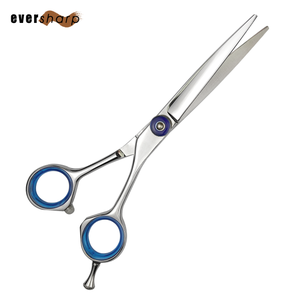 Ciseaux de coiffure professionnels Eversharp en acier inoxydable 440C, pour droitiers, manche long, lame tranchante, usage en salon - Product Image 2