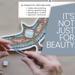 Pinzas profesionales de depilación de cejas con punta inclinada de acero inoxidable, gran precisión para astillas de vello facial - Product Image 6