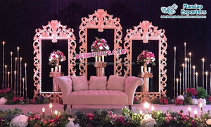 ฉากหลังงานแต่งงานแบบโรมัน โครงไฟเบอร์ ฉากหลังงานแต่งงานแบบเอเชีย ฉากหลังเวทีสไตล์วิคตอเรียน ฉากหลังงานเลี้ยงหรูหรา โครง/แผงเวทีสไตล์วิคตอเรียน ฟิจิ - Product Image 3