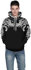 2023ฤดูใบไม้ผลิใหม่ขายส่งที่กำหนดเองทั่วพิมพ์เต็มรูปแบบ Hoodies เสื้อสวมหัวระเหิดเสื้อฮู้ด - Product Image 4