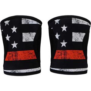 Vente en gros 7mm néoprène genouillère Fitness Compression Sport genouillère néoprène genouillère manchons Powerlifting Protection - Product Image 1