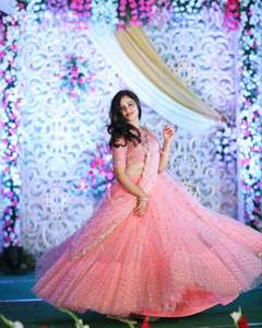 Design Silk <b>Velvet</b> Ne Lahenga Choli Dupatta Blouse Embroidery Work Bridal Lahenga Lehenga Choli Wholesale Price - Product Image 3