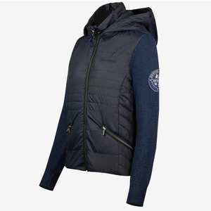 Joxar-Chaqueta Ecuestre de Punto Híbrido para Mujer, Tejido Transpirable de Algodón y Poliéster, Forro Desmontable, Decoración de Bolsillo, Talla XL - Product Image 5