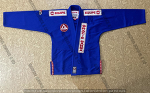 Kimono de Jiu Jitsu Brasileño Azul Rey, Hecho a Medida, 100% Algodón, 450g, Unisex para Adultos, de la Mejor Calidad, con Logos y Parches BJJ, Precio al por Mayor - Product Image 4