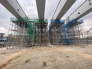 quality Scaffolding system Steel construction ringlock scaffolding system accessories verticals poles Vietnam - Product Image 2