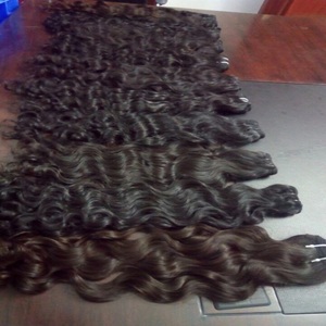 Extensions de cheveux vierges indiennes Remy, cuticule complète, vague naturelle bouclée, lot de cheveux humains bruts, toucher doux, vente en gros - Product Image 6
