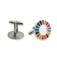 SDGs ผลิตกระดุมข้อมือโลหะ