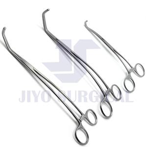 Jiyo อุปกรณ์ผ่าตัดผลิตชั้นนำ satinsky cooley debakey คีมสำหรับสัตวแพทย์เครื่องผลิตด้วยมือทำจากสเตนเลสมาตรฐานสูง - Product Image 5