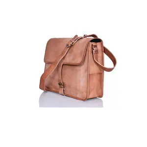 wholesale custom 2019 real genuine leather messenger leather bag women
